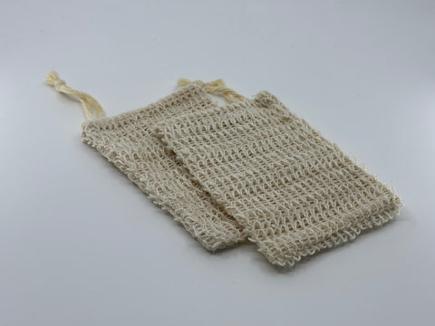 Seifensäckchen | Seifen Waschbeutel | Baumwolle und Sisal