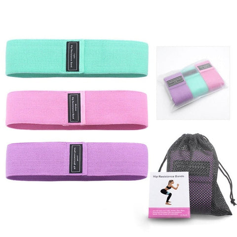 Set di 3 fitness band per l'allenamento (corto)