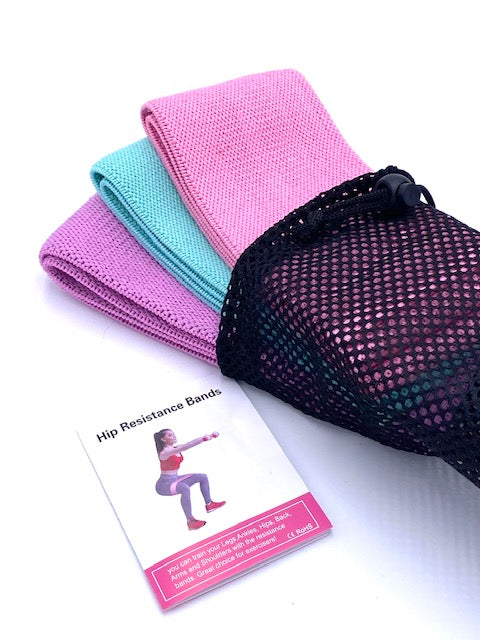 Set di 3 fitness band per l'allenamento (corto)