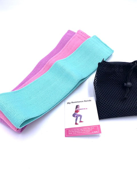 Set di 3 fitness band per l'allenamento (corto)