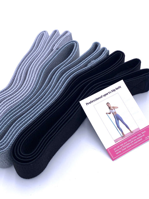 3er Set Fitnessband für Workouts (lang)