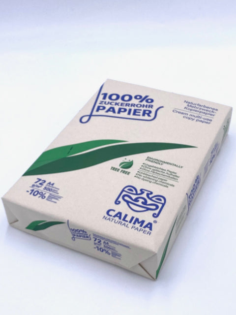 Papier à copier A4 sans arbre CALIMA couleur naturelle en canne à sucre