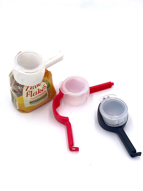 Chiusura Butler MAXI | Set di 4 - Morsetto di stoccaggio con apertura a beccuccio