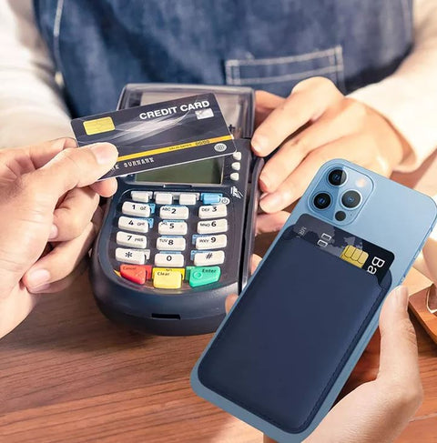 Magnetische Kreditkarten Halterung - Leder Wallet mit MagSafe - Apple iPhone Accessories